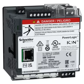   Seria Schneider Electric PM8000 - METSEPM8244 - Analizor de rețea PM8244, cu afișaj la distanță, montabil pe șină DIN, 512 MB, Ethernet + RS485