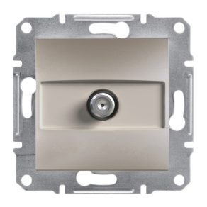   Schneider Electric Asfora - EPH3700169 - Priză SAT, capac de închidere, 1 dB, bronz