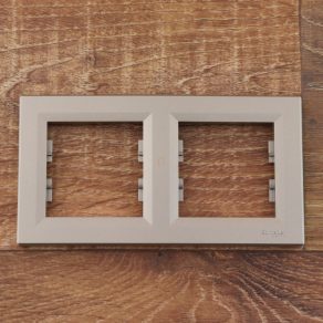   Schneider Electric Asfora - EPH5800269 - Cadru dublu, orizontal, bronz