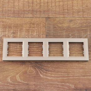   Schneider Electric Asfora - EPH5800469 - Cadru cvadruplu, orizontal, bronz