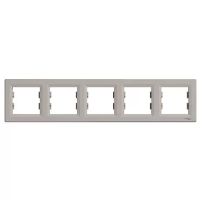   Schneider Electric Asfora - EPH5800569 - Ramă cu cinci locuri, orizontală, bronz