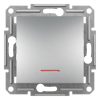 Schneider Electric Asfora - EPH1600161 - Buton unipolar, indicator luminos, conexiune cu arc, aluminiu