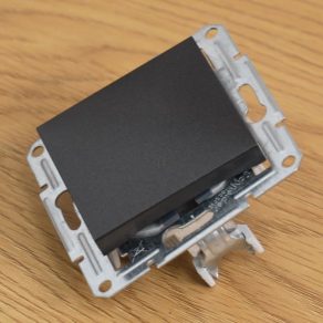   Schneider Electric Asfora - EPH0200171 - Întrerupător bipolar, conexiune cu arc, antracit (102)