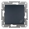 Schneider Electric Asfora - EPH0800171 - Buton cu un singur pol, semnal sonor, conexiune cu arc, antracit