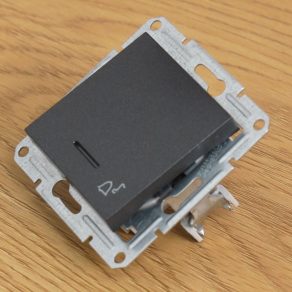   Schneider Electric Asfora - EPH1700171 - Buton unipolar, indicator luminos, CSJ, conexiune cu arc, antracit