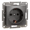 Schneider Electric Asfora - EPH2900171 - Priză 2P+F, cu fixare prin șurub, antracit
