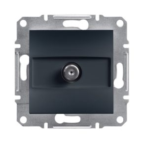   Schneider Electric Asfora - EPH3700171 - Priză SAT, capac de închidere, 1 dB, antracit