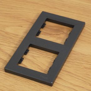   Schneider Electric Asfora - EPH5810271 - Cadru dublu, vertical, antracit