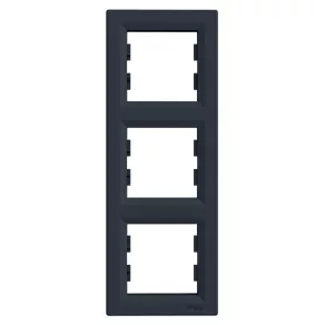   Schneider Electric Asfora - EPH5810371 - Cadru triplu, vertical, antracit