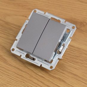   Schneider Electric Asfora - EPH0600162 - Comutator dublu, conexiune cu arc, oțel (106+6)