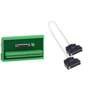   Schneider Electric Lexium 28 - VW3M1C13 - Modul bloc terminal IO LXM28 cu cablu de conectare de 0,5 m pentru interfața I/O CN1