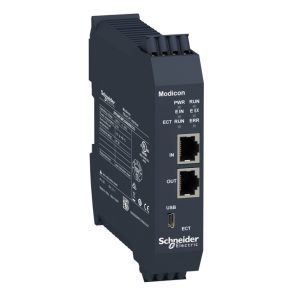  Schneider Electric Preventa XPS MCM - XPSMCMCO0000ECG controler de siguranță, modul de comunicație, EtherCAT, 2xRJ45, cu arc