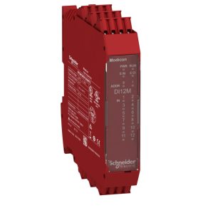   Schneider Electric Preventa XPS MCM - XPSMCMDI1200MTG controler de siguranță, modul de expansiune I/O de siguranță, 12DI + 8DO (test), cu arc