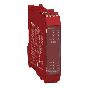   Schneider Electric Preventa XPS MCM - XPSMCMDO0002 controler de siguranță, modul de extindere I/O de siguranță, 2DO + 2DO (stare) + 2DI (pornire/repornire), terminal cu șurub