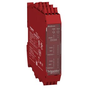   Schneider Electric Preventa XPS MCM - XPSMCMDO0004G controler de siguranță, modul de expansiune I/O de siguranță, 4DO + 4DO (stare) + 4DI (pornire/repornire), cu arc