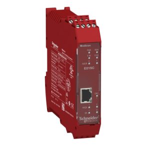   Schneider Electric Preventa XPS MCM - XPSMCMEN0100SC controler de siguranță, modul de monitorizare a vitezei de siguranță, 1 codificator Sin/Cos + 2 intrări senzor de proximitate