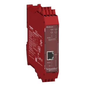  Schneider Electric Preventa XPS MCM - XPSMCMEN0100TTG controler de siguranță, modul de monitorizare a vitezei de siguranță, 1 codificator TTL + 2 intrări pentru senzori de proximitate