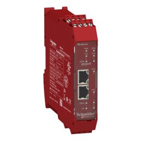  Schneider Electric Preventa XPS MCM - XPSMCMEN0200HT controler de siguranță, modul de monitorizare a vitezei de siguranță, 2 codificatoare HTL + 2 intrări pentru senzori de proximitate