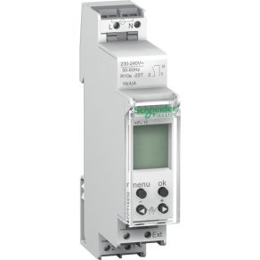   Schneider Electric ACTI9 IHP+ - CCT15838 1c Comutator digital cu temporizare de 18 mm cu programare săptămânală