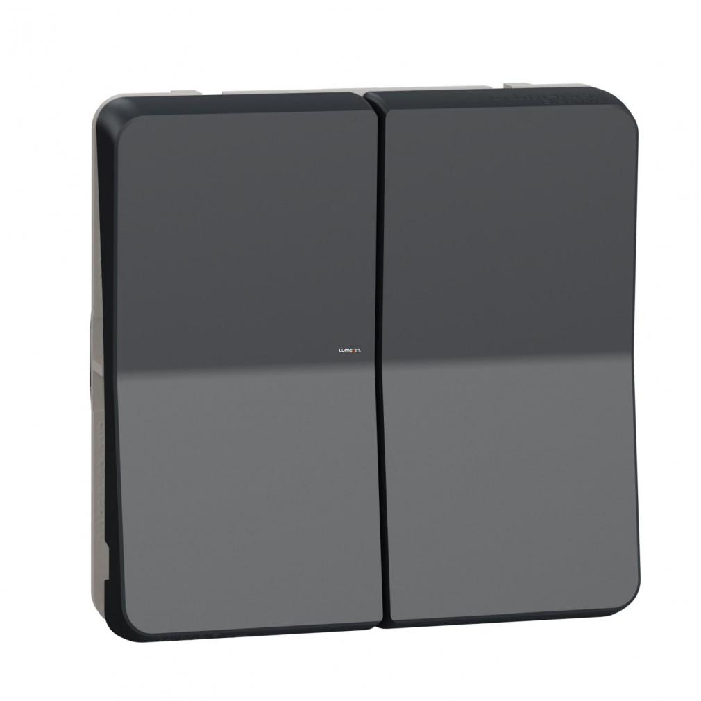 Schneider Mureva Styl comutator dublu (106+6), antracit MUR35019