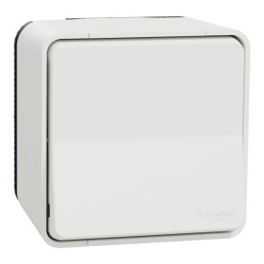   Schneider Electric Mureva Styl - MUR39026 - Buton cu un singur pol, complet (101N), alb polar