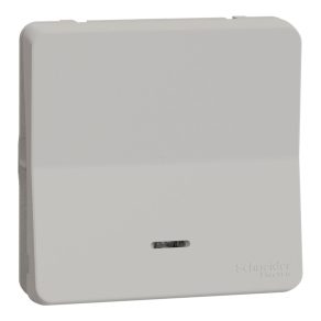   Schneider Electric Mureva Styl - MUR39127 - Buton cu un singur pol cu indicator luminos, alb polar