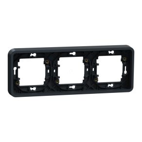   Schneider Electric Mureva Styl - MUR34109 - Cadru triplu, orizontal, gri antracit