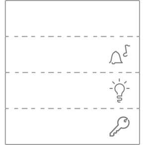   Schneider Electric Mureva Styl - MUR34004 - Etichetat, pentru chei, 4 tipuri