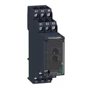   Relee de control Schneider Electric Harmony - RM22UA21MR - releu de monitorizare a tensiunii, 2CO, 8A, 24…240VAC/DC, interval de măsurare: 0,05…5V