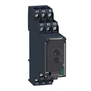   Relee de control Schneider Electric Harmony - RM22UA23MR - releu de monitorizare a tensiunii, 2CO, 8A, 24…240VAC/DC, interval de măsurare: 15…500V