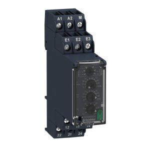   Relee de control Schneider Electric Harmony - RM22UA32MR - releu de monitorizare a tensiunii cu întârziere la oprire, 2CO, 8A, 24…240VAC/DC, interval de măsurare: 1…100V