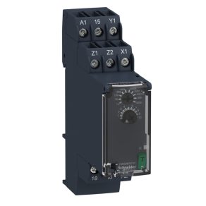   Relee temporizate Schneider Electric Harmony - RE22R1CMR - releu cu timp de decuplare, C - Ct, 1CO, 8A, 24 - 240VAC/DC