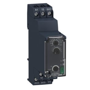   Relee temporizate Schneider Electric Harmony - RE22R2CMR - releu cu timp de decuplare, C, 1CO, 8A, 24 - 240VAC/DC