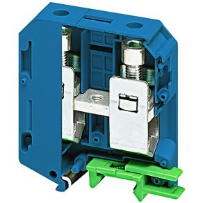   Blocuri terminale Schneider Electric Linergy TR - NSYTRV702BL - Jumper cu un singur nivel, tip șurub, conexiune 1x1, 20,3 mm, 70 mm2, 192 A - albastru