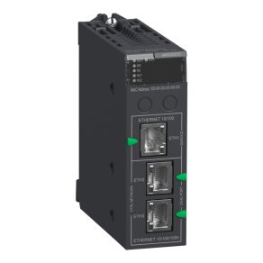   Schneider Electric Modicon M580 - BMENOC0321C - Modul Ethernet - 3 subrețele - Funcție de redirecționare IP - Acoperit