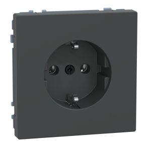   Schneider Electric Merten System Design - MTN2301-6034 - Priză 2P+F, cu arc, 16 A, System-D, antracit