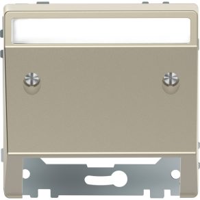   Schneider Electric Merten System Design - MTN4540-6033 - Capac pentru inserții de comunicații, poate fi etichetat, System-D, Sahara