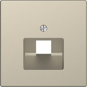   Schneider Electric Merten System Design - MTN4521-6033 - Placă de acoperire, pentru priză 1xRJ45, unghiulară, System-D, Sahara