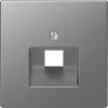 Capac Schneider Merten, pentru 1 priză RJ45, din oțel (System Design)