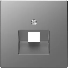  Capac Schneider Merten, pentru 1 priză RJ45, din oțel (System Design)