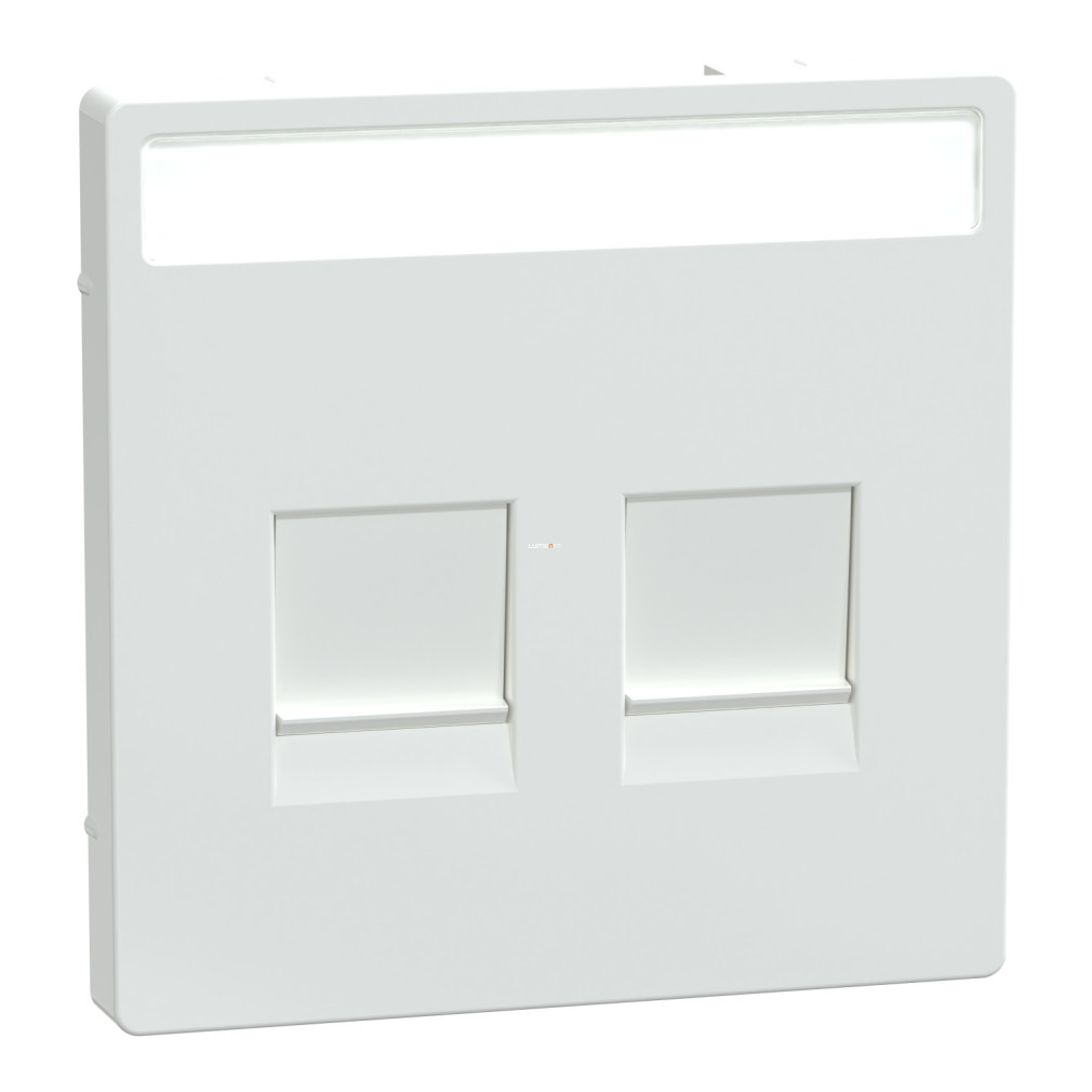 Schneider Merten capac, pentru 2xRJ45 module modulare, alb lotus (System Design)