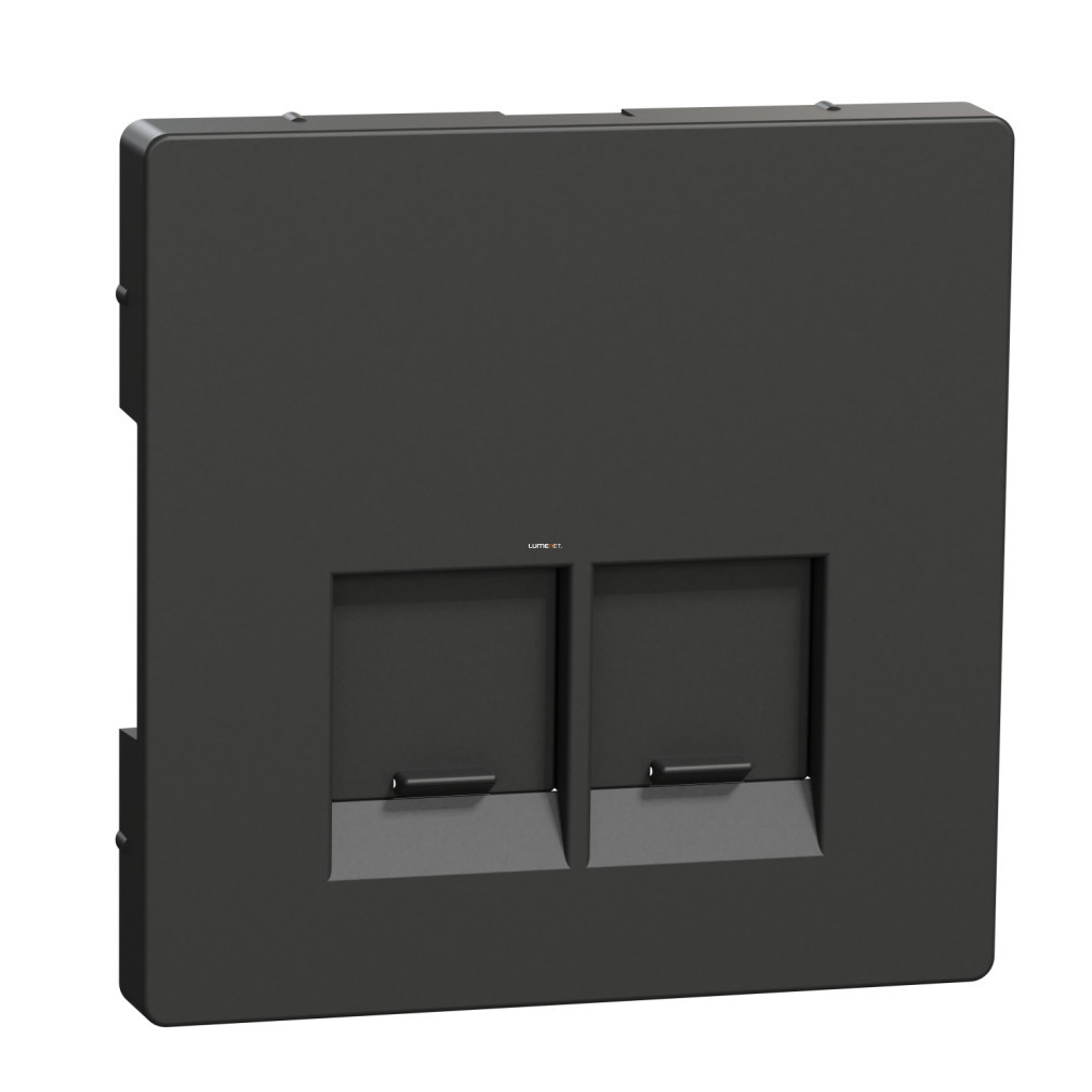 Schneider Merten capac, pentru 2xRJ45, antracit (System Design)