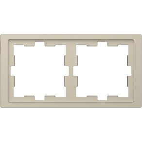   Schneider Electric Merten System Design - MTN4020-6533 Cadru dublu D-Life, Sahara