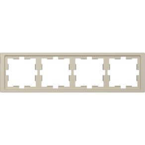   Schneider Electric Merten System Design - MTN4040-6533 Cadru cvadruplu D-Life, Sahara