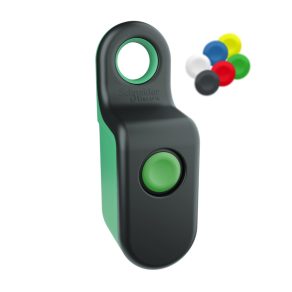   Schneider Electric Harmony XB5R - ZBRM21A0 - buton wireless complet mobil, montat încastrat, 1 buton cu 1 impuls, capac cu 6 culori