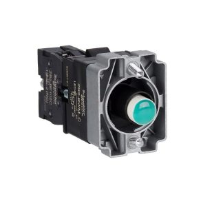   Schneider Electric Easy Harmony XB2 - ZB2BWM32C - Soclu pentru bec, colier, LED verde metalic,