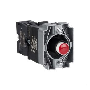   Schneider Electric Easy Harmony XB2 - ZB2BWM42C - Priză iluminată, colier, LED roșu, metal