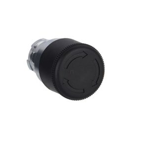   Schneider Electric Easy Harmony XB2 - ZB2BS42C - Buton apăsat, cap ciupercă, negru, metal, 22 mm