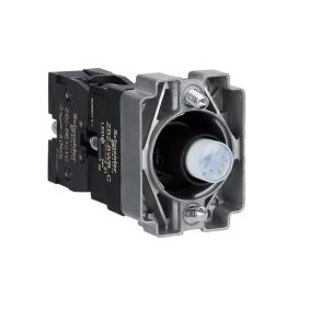   Schneider Electric Easy Harmony XB2 - ZB2BWB61C - Priză iluminată, colier, LED albastru, metal