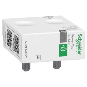   Schneider Electric PowerTag - A9MEM1521 - Contor de consum fără fir Acti9, 1P+N, alimentare
